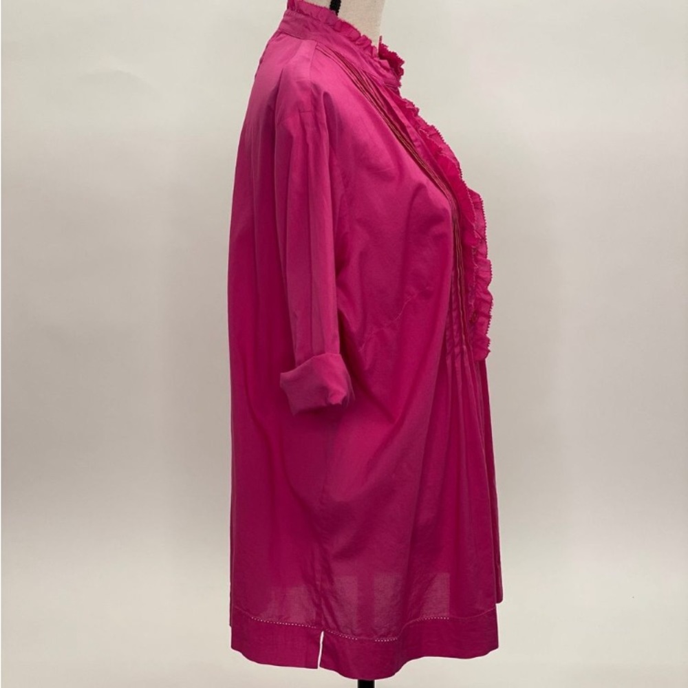 MICHAEL Michael Kors Ruffled Button Down - Picture 3 of 5